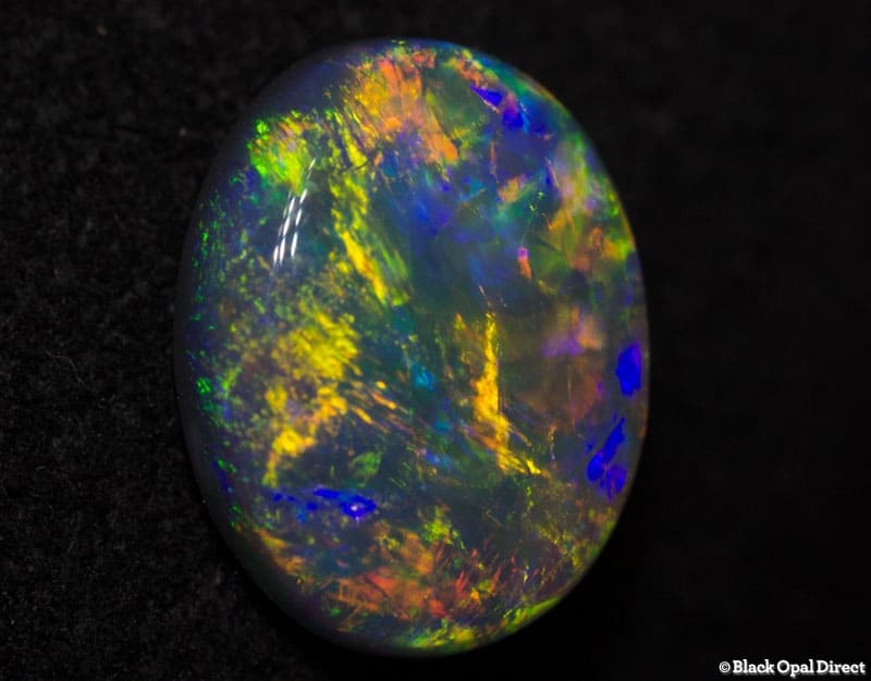 1.13 ct semi black opal 8.5x6.5x2.5mm - Image 3