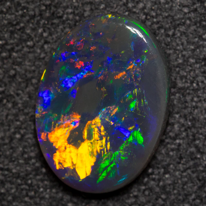 1.14 ct black opal 9.8x7.1x2.6mm - Image 2
