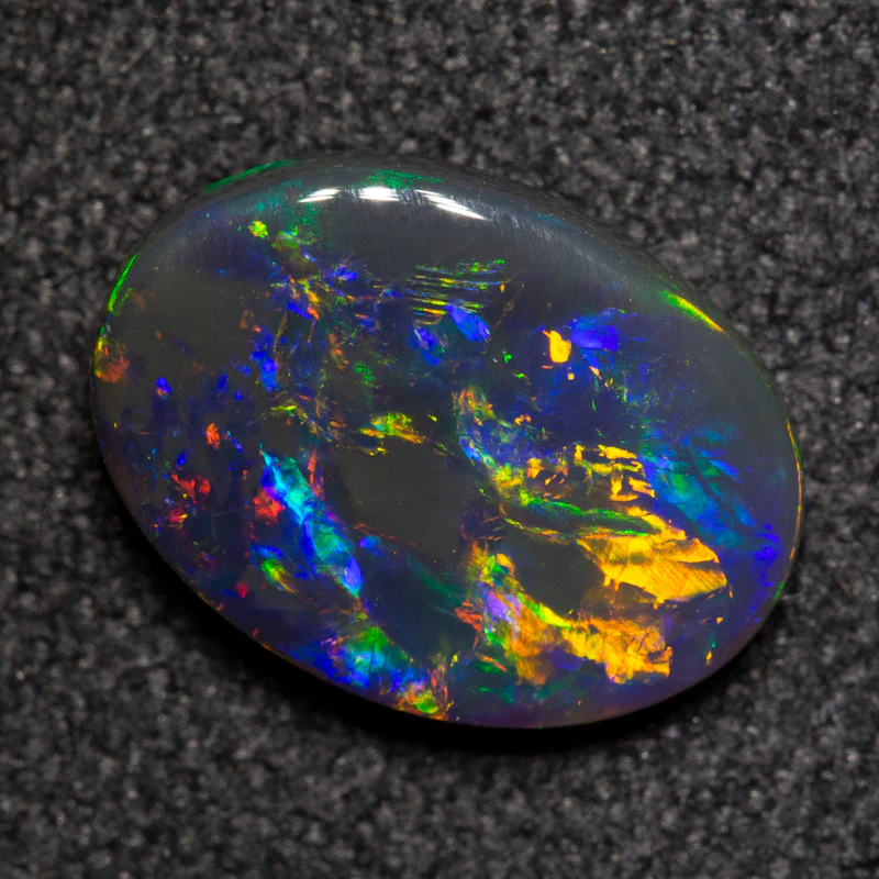 1.14 ct black opal 9.8x7.1x2.6mm - Image 3