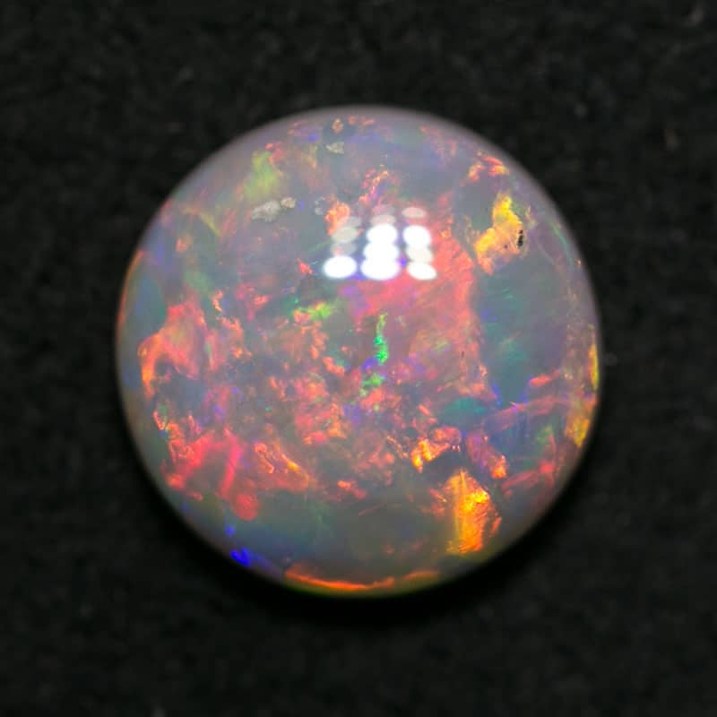 1.14 ct dark opal 7mm round x 3mm - Image 4