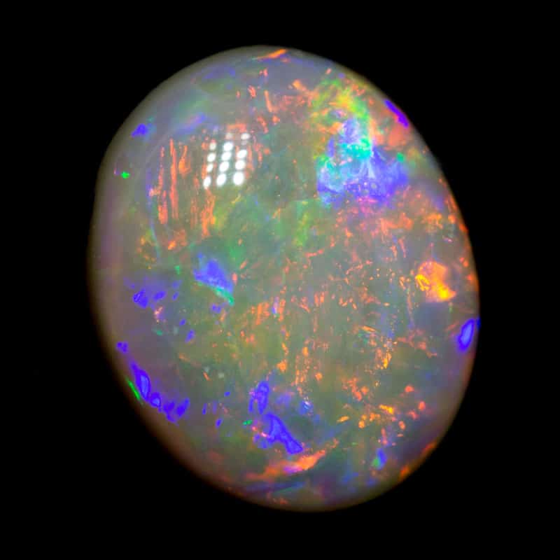 1.14 ct dark opal 8x6x3mm - Image 2