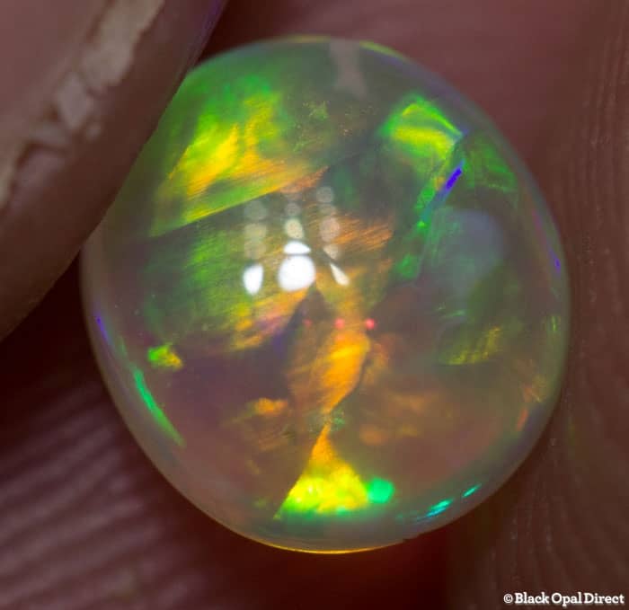 1.14 ct double sided gem crystal opal 7.5x7x3mm - Image 2