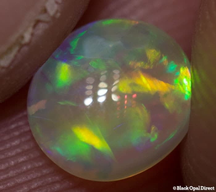 1.14 ct double sided gem crystal opal 7.5x7x3mm - Image 4
