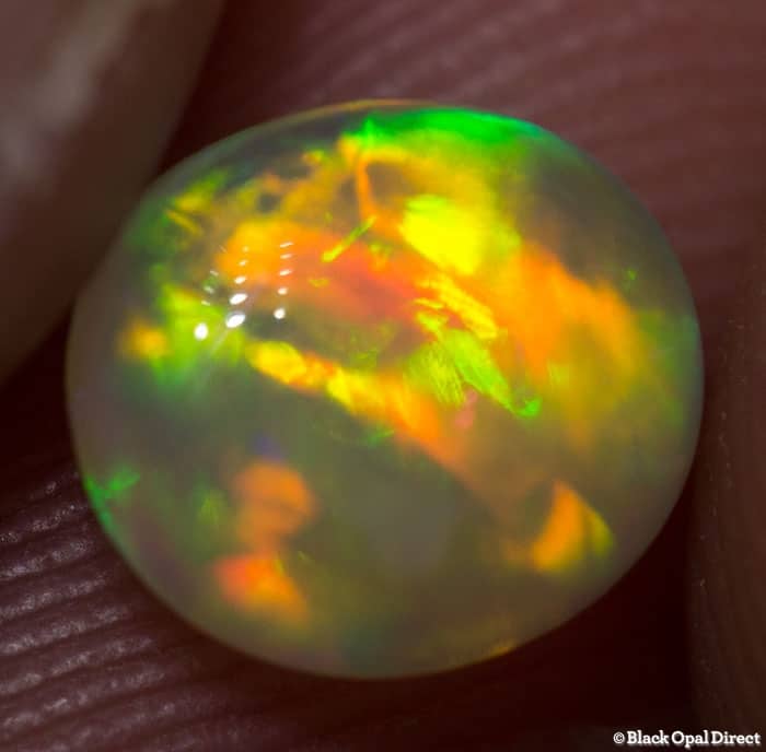 1.14 ct double sided gem crystal opal 7.5x7x3mm - Image 5