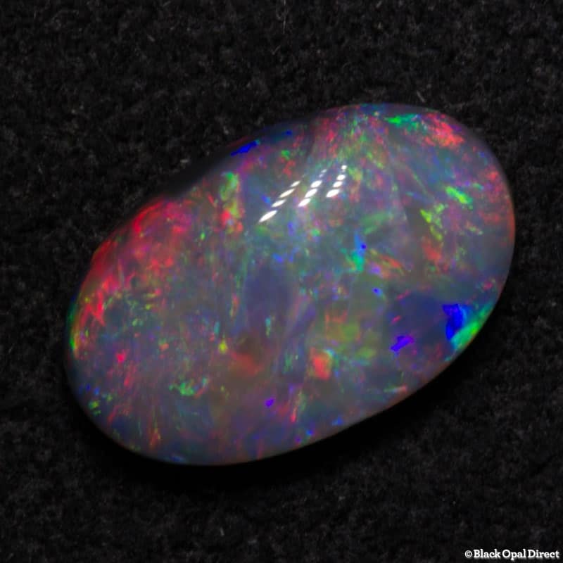 1.14 ct semi black opal 9x6x3mm - Image 3