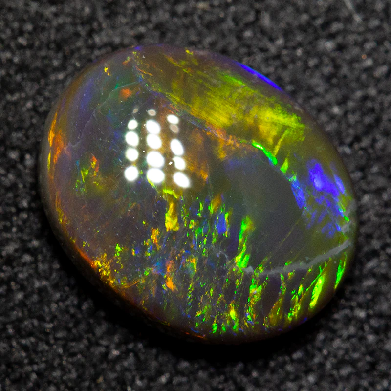 1.14ct black opal 8.2x6.8x4mm - Image 2