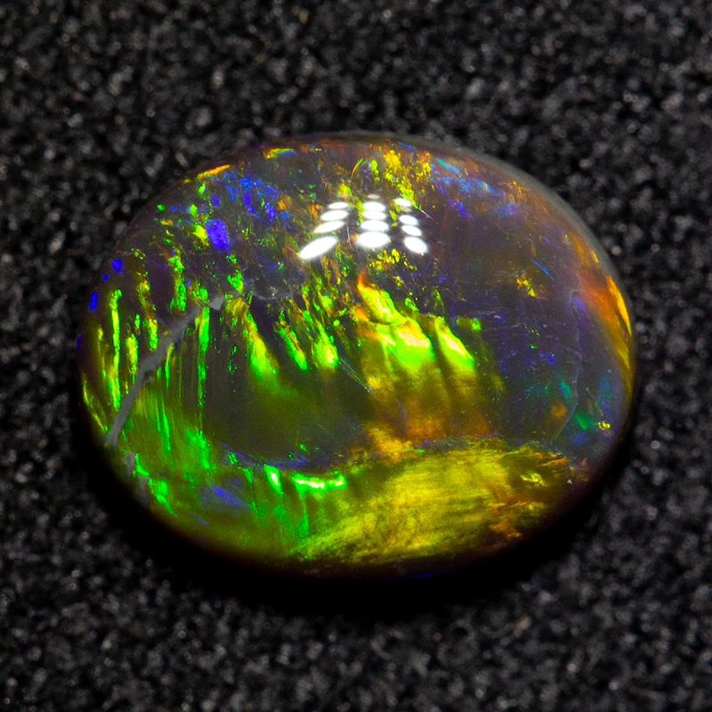 1.14ct black opal 8.2x6.8x4mm - Image 3