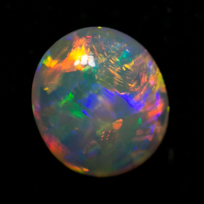 1.14ct gem crystal opal 8x7x3mm - Image 3
