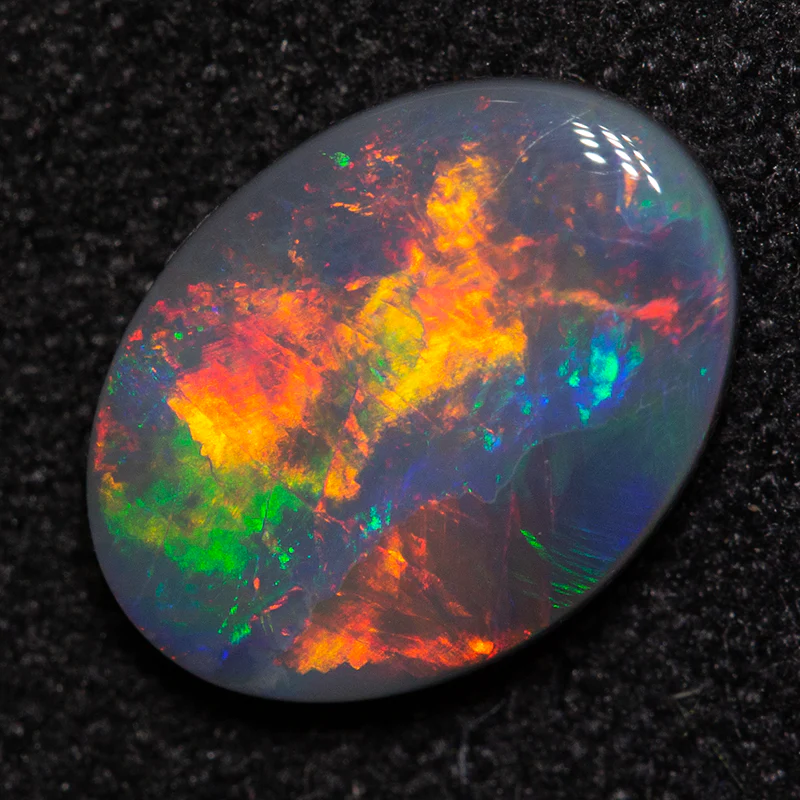 1.15 ct black opal gem 9.5x7x2mm - Image 2