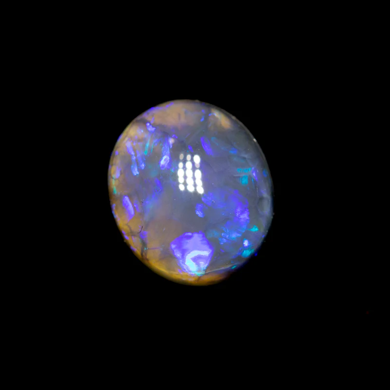 1.16 ct black opal 7.9x6.9x3.4mm - Image 2