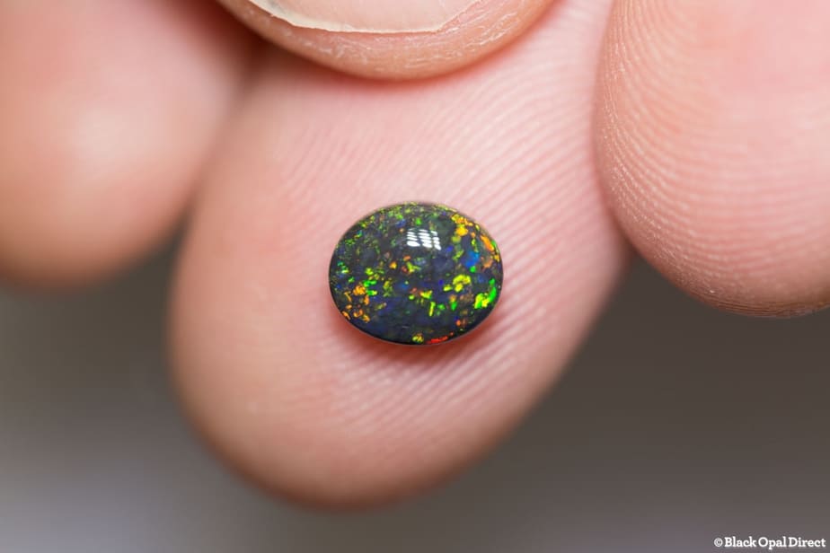 1.16 ct black opal 7x5.5x3.5mm - Image 3