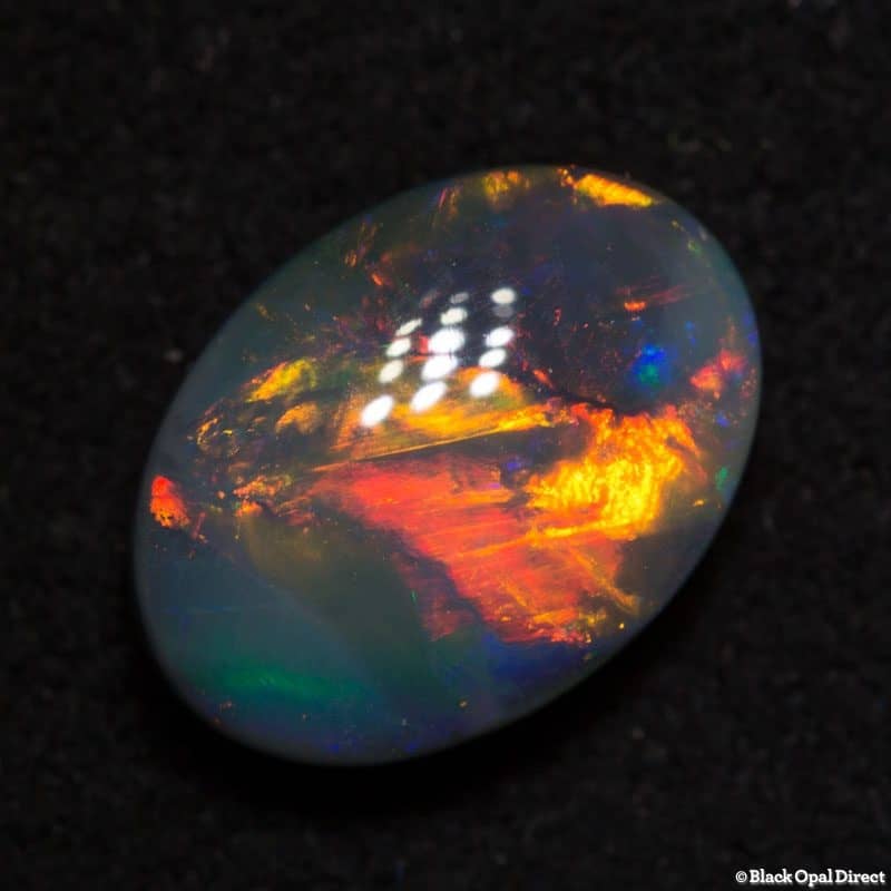 1.16 ct gem black opal 8.5x6x3mm - Image 3