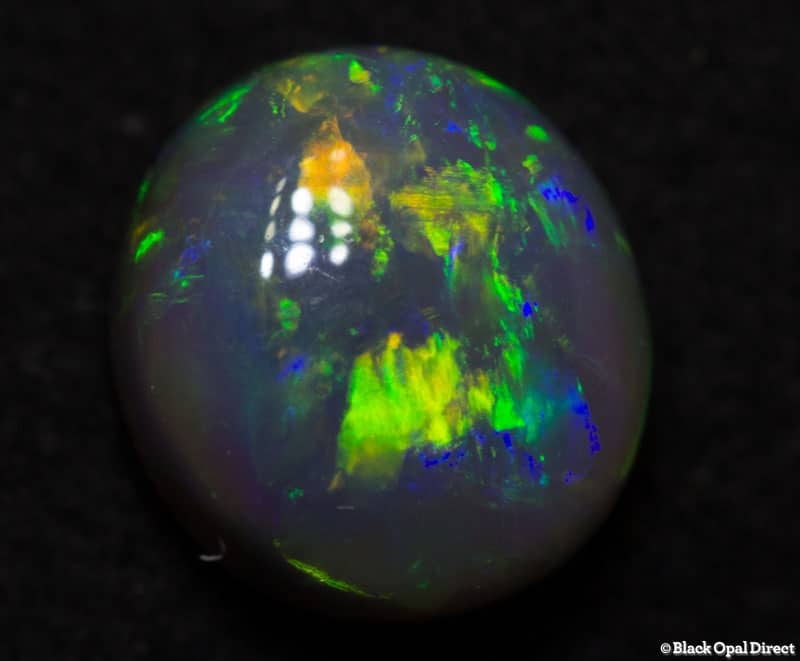 1.16 ct semi black opal 7x6x4mm - Image 3
