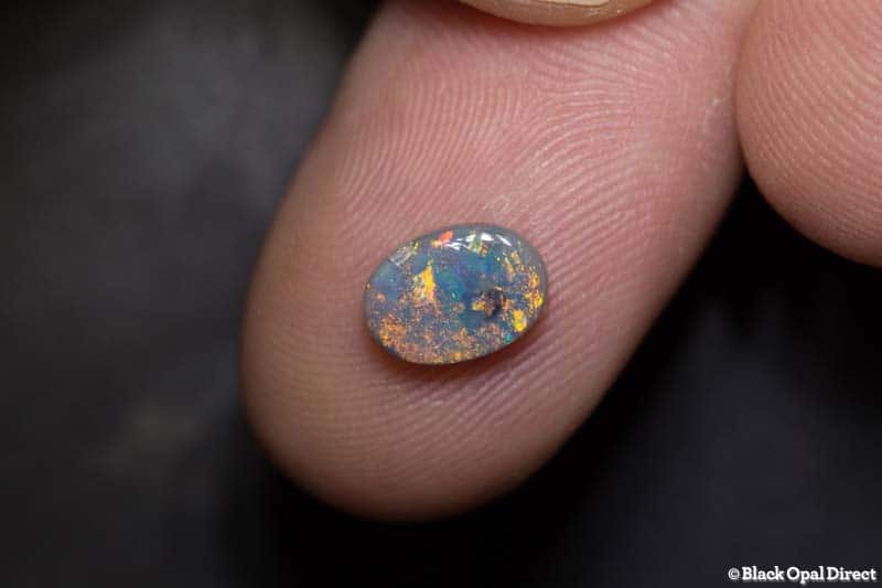 1.16 ct semi black opal 8.5x6x3mm - Image 3
