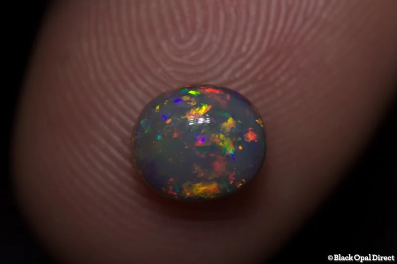 1.17 ct semi black opal 7.5x6.5x4mm - Image 2
