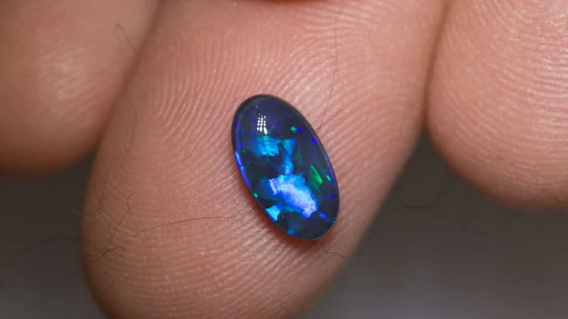 1.18 ct black opal 10x5x3mm - Image 2