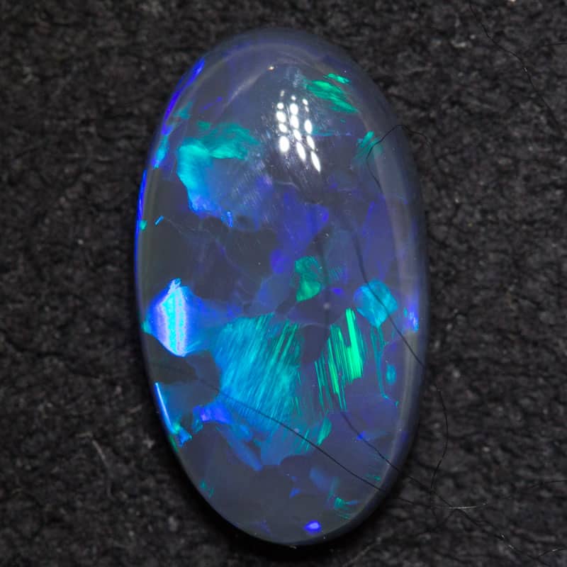 1.18 ct black opal 10x5x3mm - Image 3