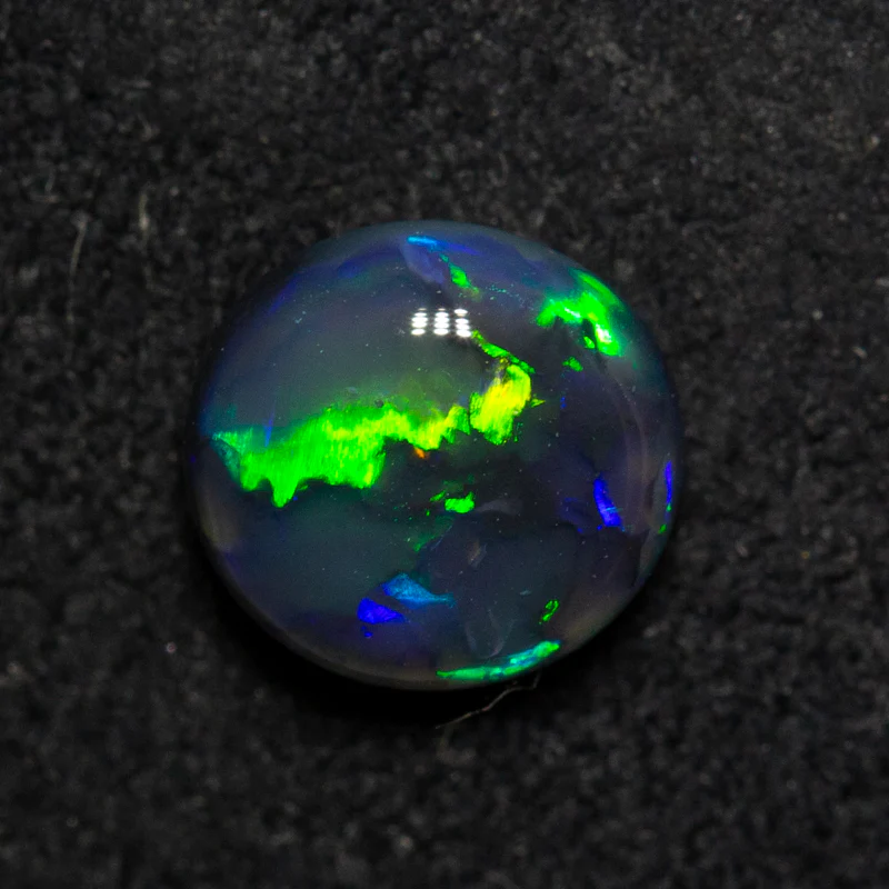 1.18 ct black opal 7.1x6.7x4mm - Image 2