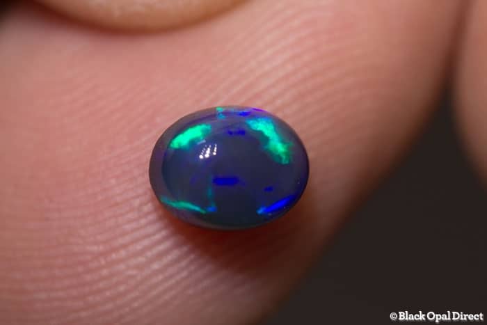 1.18 ct black opal 7x5x4.5mm - Image 2
