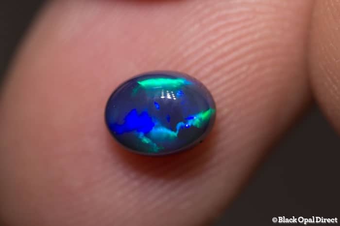 1.18 ct black opal 7x5x4.5mm - Image 5