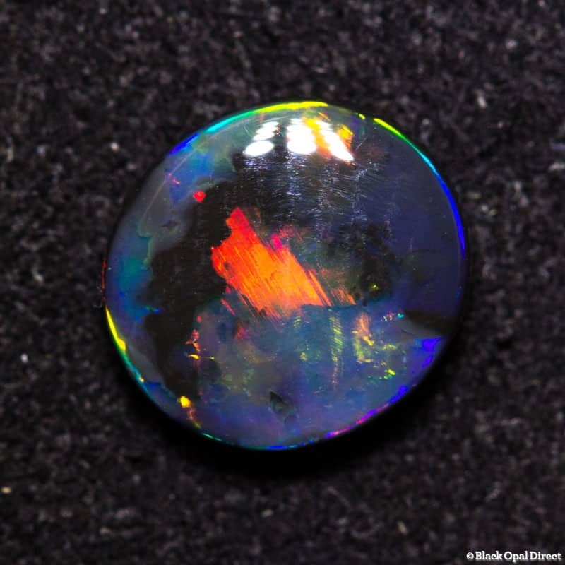 1.18 ct black opal 8x7.5x3mm - Image 5