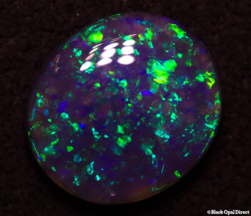 1.18 ct black opal 8x7x2.5mm - Image 3