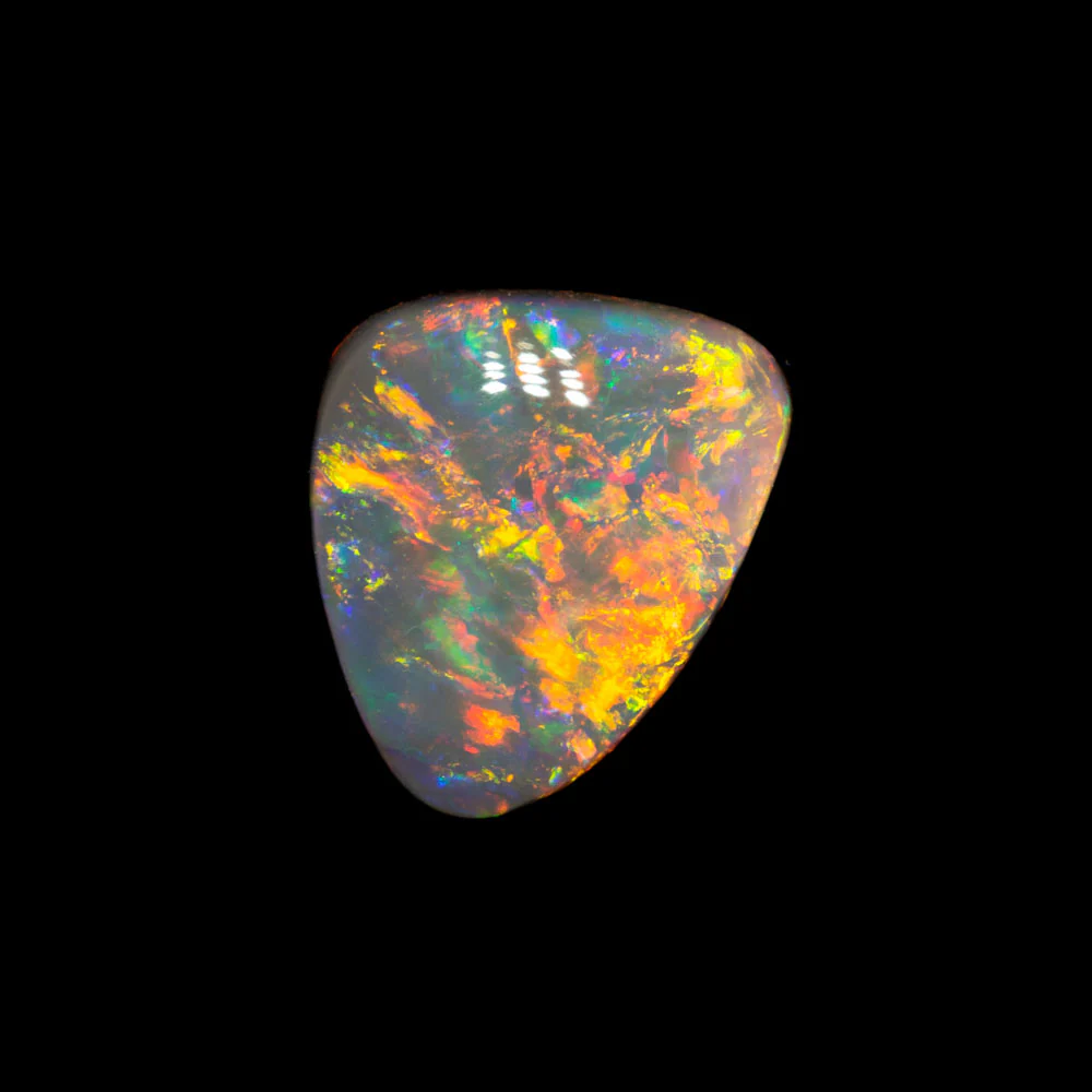1.18 ct dark opal 8.5x7.3x3mm - Image 2