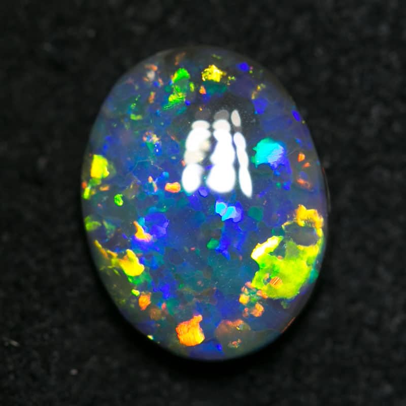 1.19 ct black opal gem 9x7x3mm - Image 3