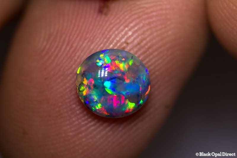 1.19 ct gem semi black opal 7.8x7x3.5mm - Image 3