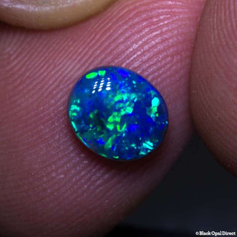 1.20 ct black opal 8x7x3mm - Image 2