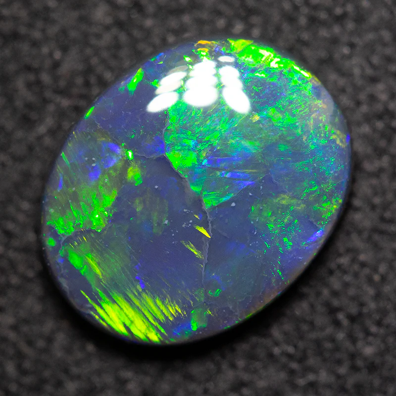 1.20 ct black opal 9x7.4x2.8mm - Image 2