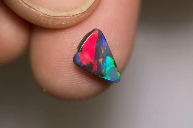 1.21 ct black opal 10x7x3mm - Image 3