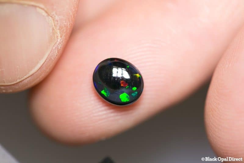 1.21 ct black opal 7.5x6.5x3.5mm - Image 3