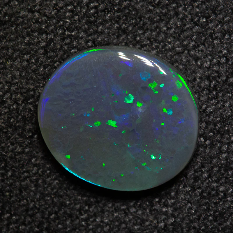 1.22 ct black opal 9.1x7.8x2.3mm - Image 2