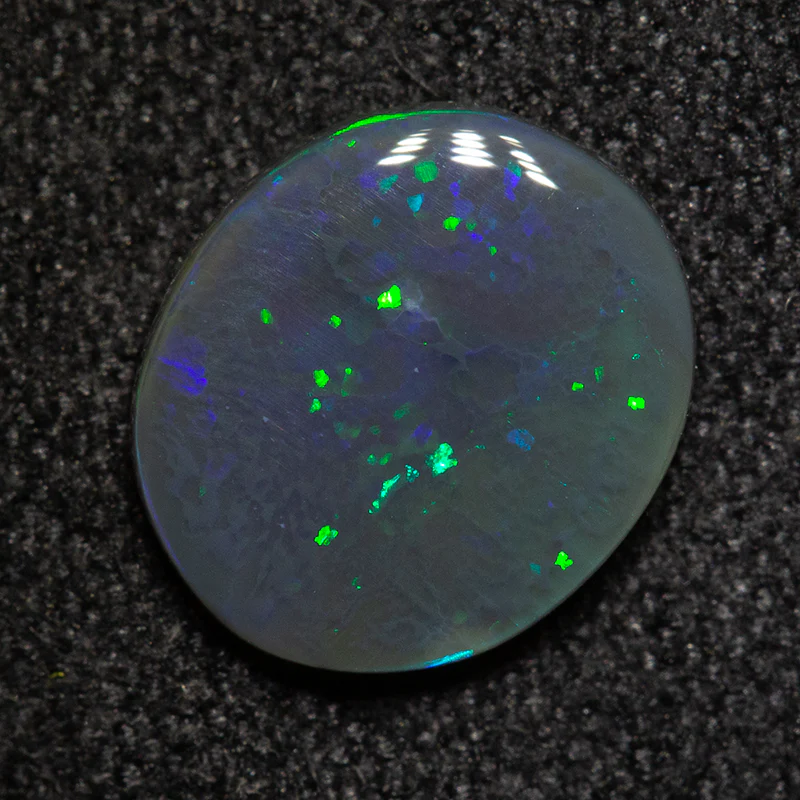 1.22 ct black opal 9.1x7.8x2.3mm - Image 3