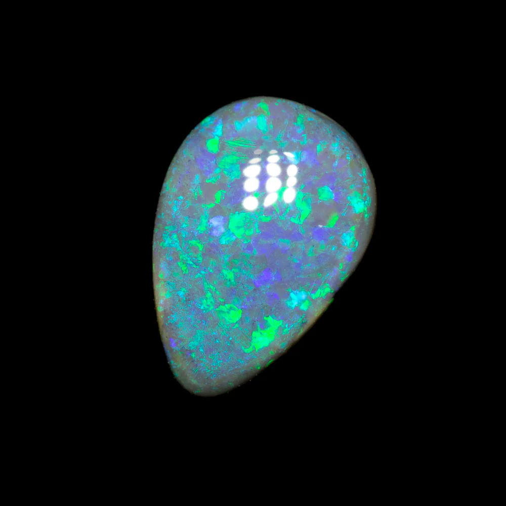 1.22 ct black opal 9.5x6.5x3.3mm - Image 2
