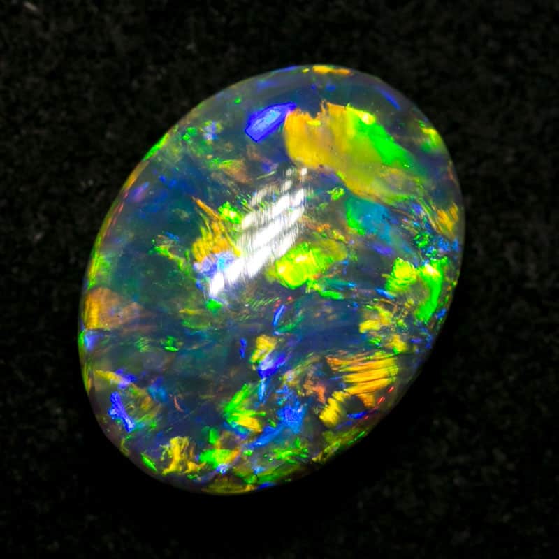 1.22 ct double sided black crystal opal 9x7x3.5mm part payment 2 x $1125 - Image 2