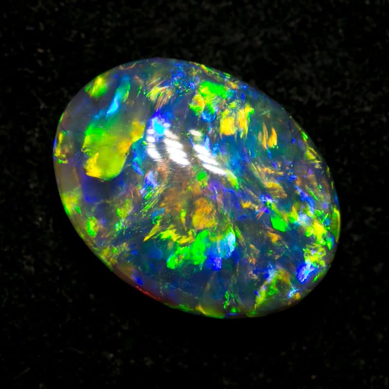 1.22 ct double sided black crystal opal 9x7x3.5mm part payment 2 x $1125 - Image 3