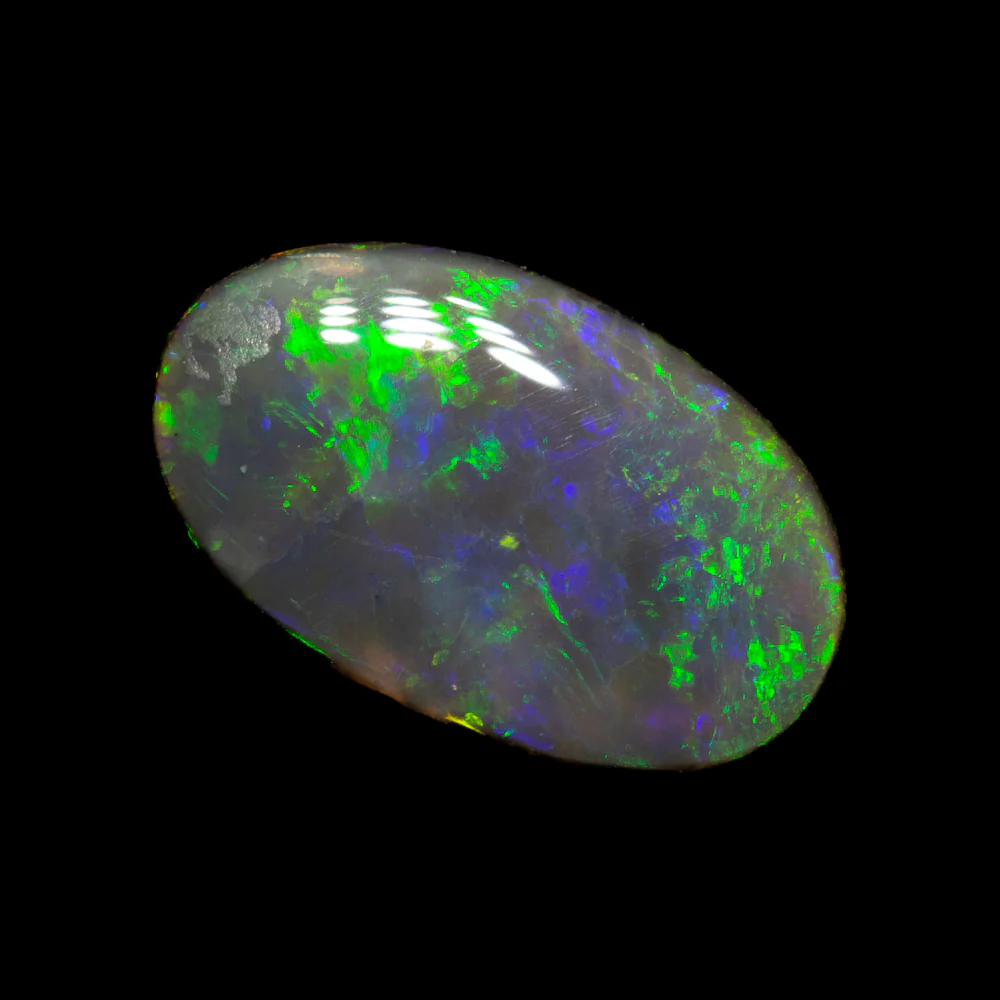 1.23 ct black opal 11.5x7x2.3mm - Image 2