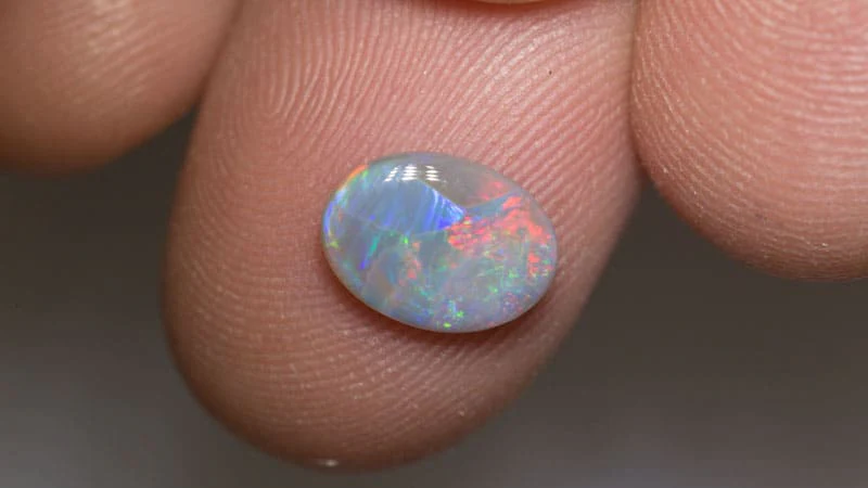 1.23 ct dark opal 10x7x2mm - Image 2