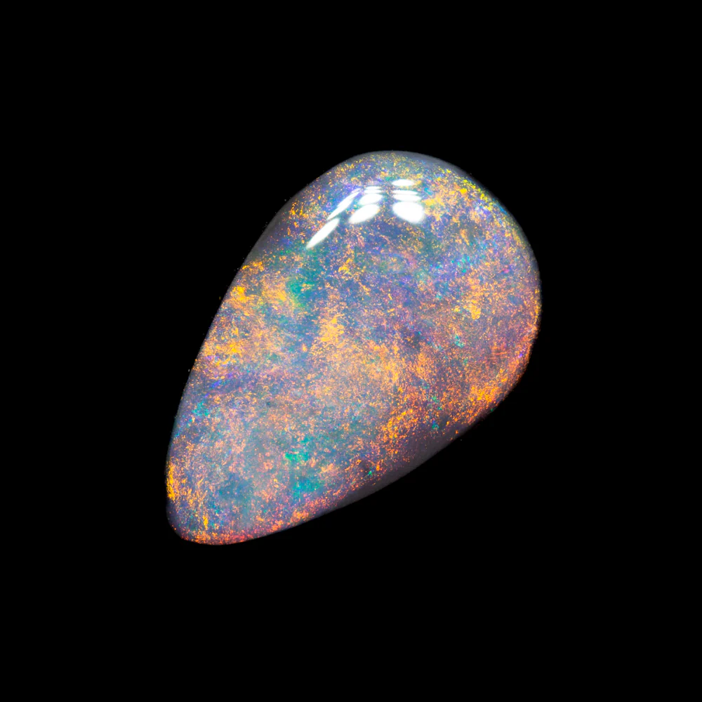 1.23 ct dark opal 11.2x7.2x2.3mm - Image 2