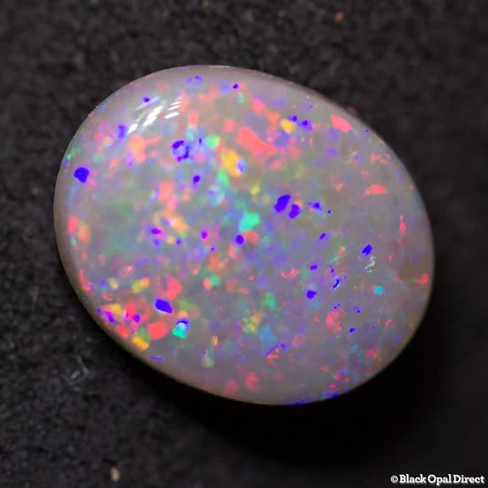 1.23 ct semi black opal 9x7x2.5mm - Image 2