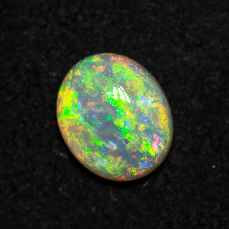 1.24 ct crystal opal 8x6.6x3.8mm - Image 3