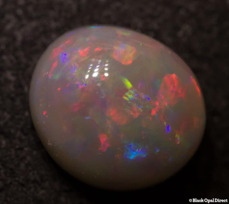 1.24 ct semi black opal 7.5x7x4mm - Image 3