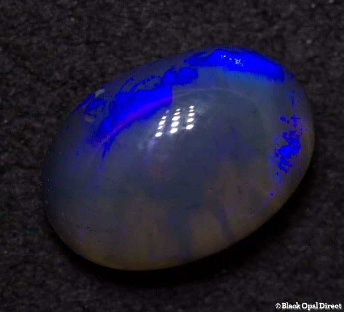 1.25 ct black crystal opal 8x6x4mm - Image 3