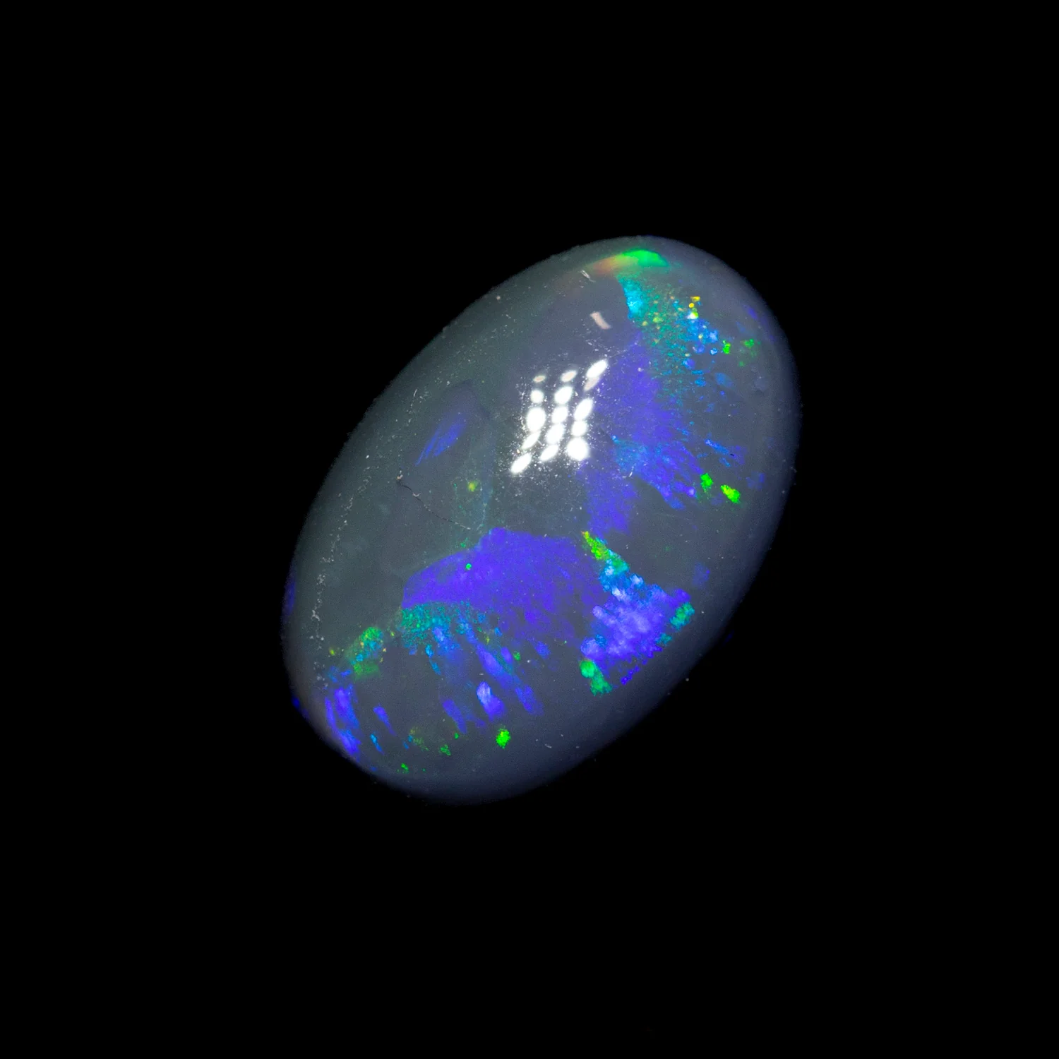 1.25 ct black opal 9.2x6.1x3.5mm - Image 2