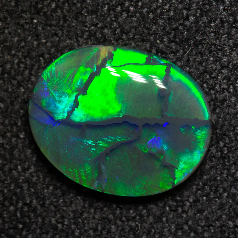 1.25 ct black opal 9.6x7.6x2.6mm - Image 3