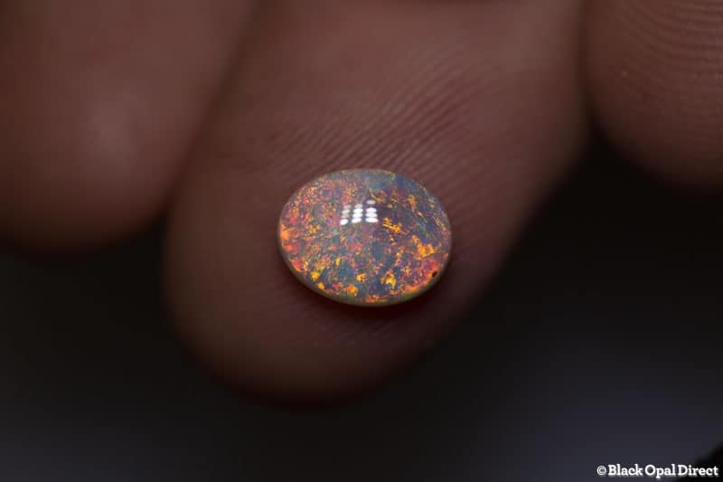 1.25 ct crystal opal 8x7x3mm - Image 2