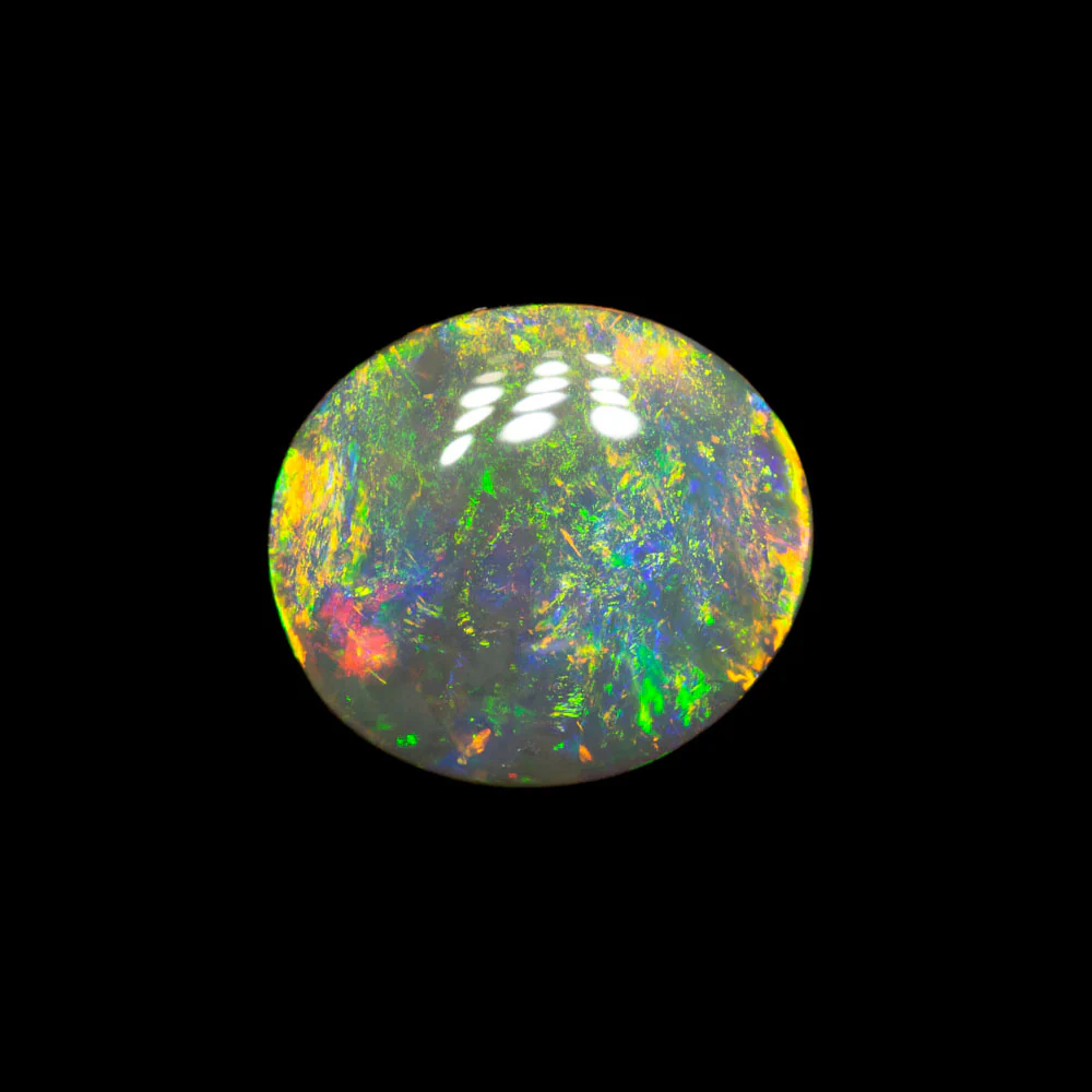 1.25 ct dark opal 9.6x8.5x2.4mm - Image 2