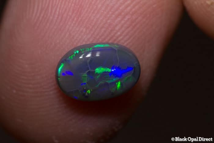 1.25 ct semi black opal 9x6x3mm - Image 4